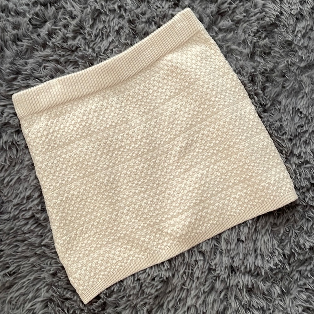 Wild Fable Cream Knit Skirt Size L